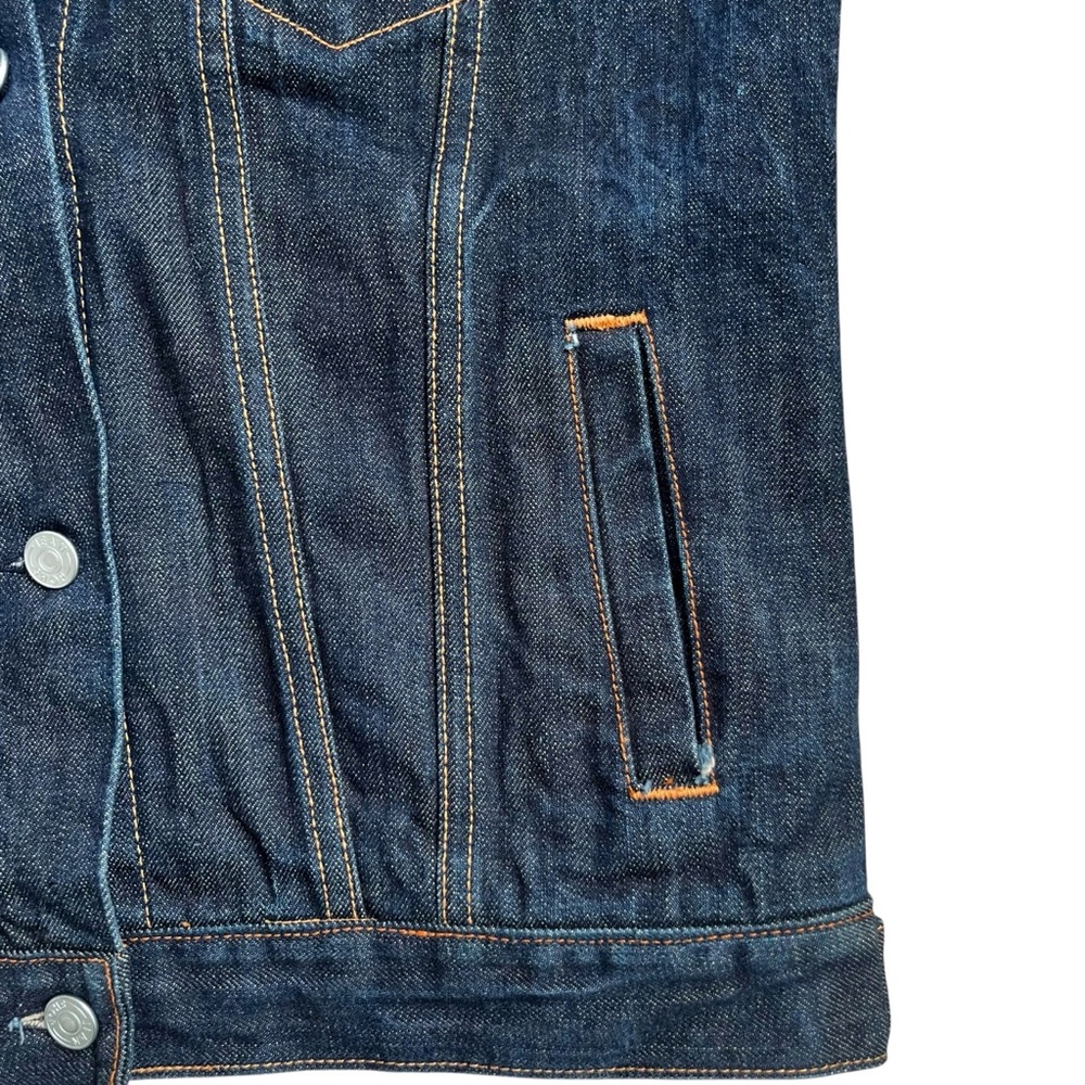 Vintage Jean Shop Jacket Selvedge Denim Trucker NYC - Picture 11 of 16